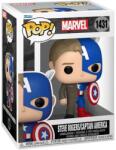 Funko Pop Marvel Split Steve Rogers/captain America #1431 Bobble-head 9cm Figurina