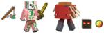Mattel Minecraft Core 2 Pack Zombified Piglin & Minecraft Strider Figurina