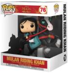 Funko Pop! Rides Deluxe Mulan Mulan Riding Khan Figurina
