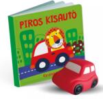 Piros kisautó - fürdőskönyv játékkal
