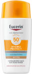 Eucerin Sun Hydro-Protect Ultrakönnyű színezett napozó fluid arcra SPF 50+ Medium árnyalat