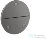 Hansgrohe AXOR SHOWERSELECT Round 3 funkciós falsík alatti váltószelep, polírozott fekete króm 36779330 (36779330)