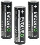 EVOLVEO LiPower 217 Max 5000 - Li-ion akkumulátor 21700 (3, 7 V / 5000 mAh) 3 db LIP-2175M-3