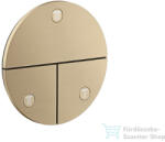 Hansgrohe AXOR SHOWERSELECT Round 3 funkciós falsík alatti váltószelep, szálcsiszolt bronz 36779140 (36779140)
