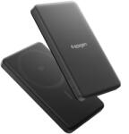 Spigen EA2205MQ Essential Powerbank / külső akkumulátor, mágneses, MagSafe, kompakt, 5000mAh, 22.5W, Qi2, fekete (ABA11104)