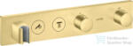 Hansgrohe AXOR SHOWERSOLUTIONS falsík alatti termosztátos zuhany csaptelep, szálcsiszolt sárgaréz 18355950 (18355950)