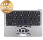 Apple Ramă superioară tastatură pentru MacBook Pro 14", A2442 (2021), A2779 (2023), cu tastatură US și baterie, Space Gray, 661-21972, Genuine Apple, Space Gray