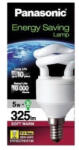 Panasonic 5W E14 325lm 2700K EFD5E27HDE14 Eco/Spirál energiatakarékos izzó (Panasonic-EFD5E27HDE14)