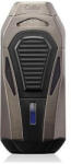 Colibri Boss 3 Jet Gunmetal szivar gyújtó 3-as szúrólánggal és kihajtható dupla pengés szivarvágóval - sötétszürke (C-LI950T6)