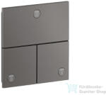 Hansgrohe AXOR SHOWERSELECT Square 3 funkciós falsík alatti váltószelep, szálcsiszolt fekete króm 36780340 (36780340)