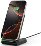 Tech-Protect Univerzális vezeték nélküli töltő állomás, Qi Wireless, 15W, asztali tartó, LED-es, Tech-Protect QI15W-A40, fekete (QI15W-A40)