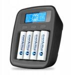 Everactive Nagy teljesítményű Ni-Mh everactive akkumulátortöltő NC-1000M v2 (NC1000MV2)