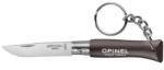 Opinel Tradition No. 04 Inox Bükkfa Black kulcstartó zsebkés (002268)