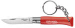 Opinel Tradition No. 04 Inox Bükkfa Red kulcstartó zsebkés (002055)