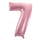 GoDan Rózsaszín Light Pink 7-es szám fólia lufi 92 cm