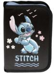 PASO Stitch egyrekeszes kihajtható tolltartó felszerelés nélkül, fekete