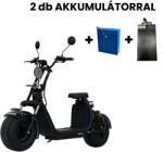 BlueWay RX15 fekete elektromos roller dupla akkumulátorral