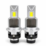 LEDtech D2S LED izzó CANBUS 6500K Jégfehér - Hideg fehér 5590 CSP LED autóba - D SERIES M16 6000 lm - 2db-os készlet✔️ (D2S-LED-M16)