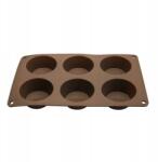 FLORINA Szilikon Forma 6 Muffinhoz, Keksszhez, Kerek, Anide, 27x16CM, Florentina (4F1607)