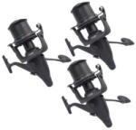 EastShark Set 3 Mulinete pentru pescuit la Crap ID 8000 cu tambur metalic, 10 rulmenti si baitrunner