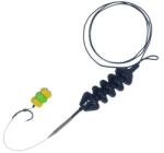 EAST SHARK Montura pescuit crap Leadcore 45 libre cu momitor pentru pasta de 80 grame carlig legat pe fir de par