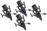 EastShark Set 4 Mulinete pentru pescuit la Crap ID 8000 cu tambur metalic, 10 rulmenti si baitrunner