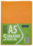 ASTRA Füzetborító ASTRA PAP A/5 bújtatós pvc neon élénk színek 5 db/csomag (124024001) - mystock