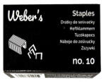 Tűzőkapocs WEBER`S No. 10 1000 darabos - mystock
