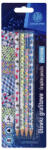 Astra Grafitceruza ASTRA PEN Patterns háromszögletű HB 4 db/bliszter (206023014) - mystock