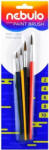 Nebulo Ecset készlet, NEBULO, no. 2-4-6-8-10, fa, festett (EKN246810F)