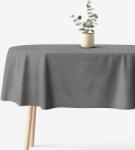 Goldea față de masă decorativă peru - gri - ovală 140 x 220 cm Fata de masa