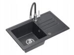 Quadron Egymedencés mosogató Quadron gránit fekete (HCB7044CZK_3323503BL_OPK)