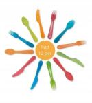Procos Színes Rainbow evőeszköz készlet 12 db-os (95718)
