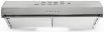 LDK Hota decorativa LDK Classico 60 CUBO 2M X, Putere de absorbtie 450 m3/h, 3 trepte de putere, 2 motoare, Iluminare LED, Filtru aluminiu, 60 cm, Inox Hota