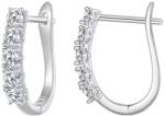 Raizel Cercei cu tortita din argint, cu pietre moissanite de 0.1CT, Forever Shine (RZ2026)