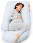 MOMCOZY Pp101 U Shaped Pregnancy Pillow Velvet Dark Grey (pp101-gr00nb-b)