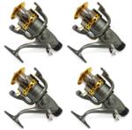  Kit 4 Mulinete Diamant Alb KT6000A, Baitrunner, 9+1 Rulmenti (14496)