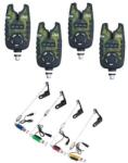 EAST SHARK Kit 4 Senzori EastShark Cra Camouflage TLI-22 cu 4 Swingeri Cilindrici pe 4 culori (356) Semnalizator pescuit