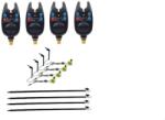 Hakuyo Set 4 senzori cu 4 swingere mk2 cu led si 4 picheti (14250) Semnalizator pescuit