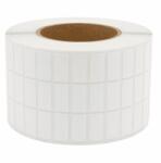 Shamiro 25, 4x12, 7mm fényes fehér PET címke tekercsen; 10000/roll; 76mm