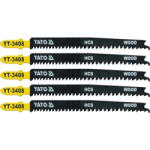 TOYA Pânză ferăstrău pendular T13TPI pentru lemn 5 buc/set (tăiere curată) (YT-3408) (YT-3408) Fierastrau