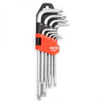TOYA Set chei Torx 9 piese T10-T50 (YT-0511) (YT-0511) Cheie torx