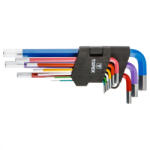 TOPEX SET IMBUS 9buc, COLORAT (35D966) (35D966) Cheie imbus