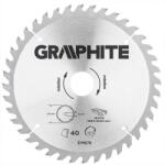 GRAPHITE Fierăstrău circular cu dinți din carbura de tungsten, 200x30mm, 40 de dinți (57H676) Disc de taiere