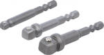 BGS technic Set adaptoare cu cap sferic pentru tubulare 1/4", 3/8", 1/2" (BGS 9162) (9162) Burghiu