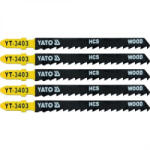 TOYA Pânză ferăstrău pendular T6TPI pentru lemn 5 buc/set (tăiere curată) (YT-3403) (YT-3403) Fierastrau