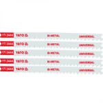 TOYA Pânză ferăstrău pendular T10TPI pentru metal 5 buc/set (YT-3444) (YT-3444) Fierastrau