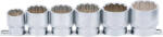 BGS technic Set chei tubulare, 12 colțuri | 12, 5 mm (1/2") | 24 - 38 mm | 12 piese (BGS 70102) (70102) Trusa unelte