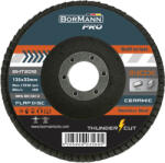 Bormann disc abraziv "THUNDER-CUT" cu lame din ceramică inox Φ125x22 #60 (BHT2012) (BHT2012)