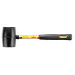 TOPEX CIOCAN DE CAUCIUC 60MM 450g cu mâner metalic (02A305) - sculeforte Ciocan